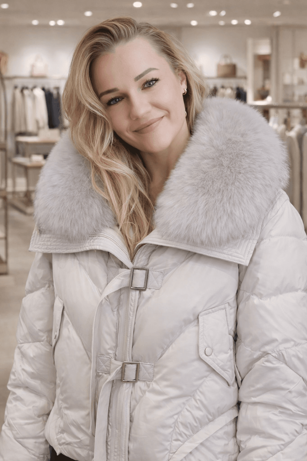 Modna zimowa kurtka puchowa z bawełny 2025 damska, ocieplana bawełną, gruba, ciepła parka na zimne dni.